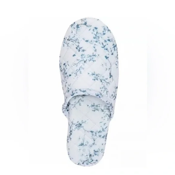 CHARTER CLUB Macy’s Printed Quilted Slide Slippers Size 5/6, 7/8, 9/10, 11/12 - Picture 4 of 5
